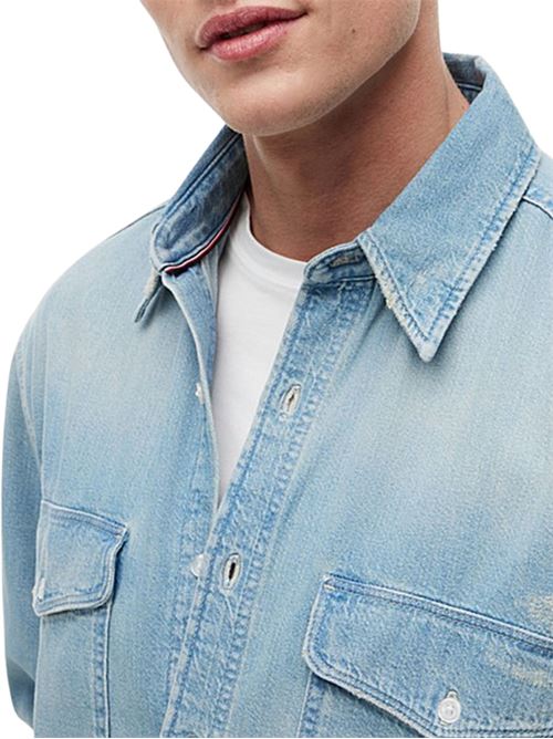 Camicia in denim relaxed fit Tommy Hilfiger | MW0MW434931BA